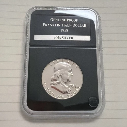 1958 BU Franklin Half Dollar Proof 🇺🇸