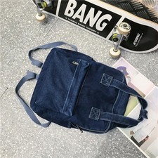  30x11x36cm Zaino ad alta capacità Borsa a tracolla moda Borsa in denim per uomo