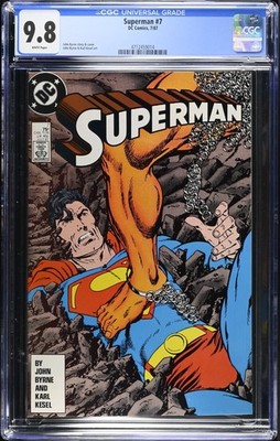 Superman #7 CGC 9.8 1987 DCU Key 1st RAMPAGE John Byrne story/Art HIGHEST GRADE