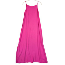 Vince Camuto Dress Womens XS Pink Maxi Spaghetti Strap Sleeveless A Line V596