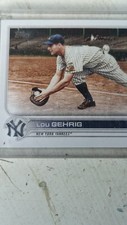 Topps 2022 Update Series Lou Gehrig #US4 Legend Variation New York Yankees