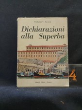 CAVASSA Umberto Dichiarazioni alla Superba Genova Sabatelli 1969