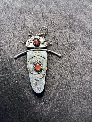 Sterling Silver. Jo Malik Pendant. 