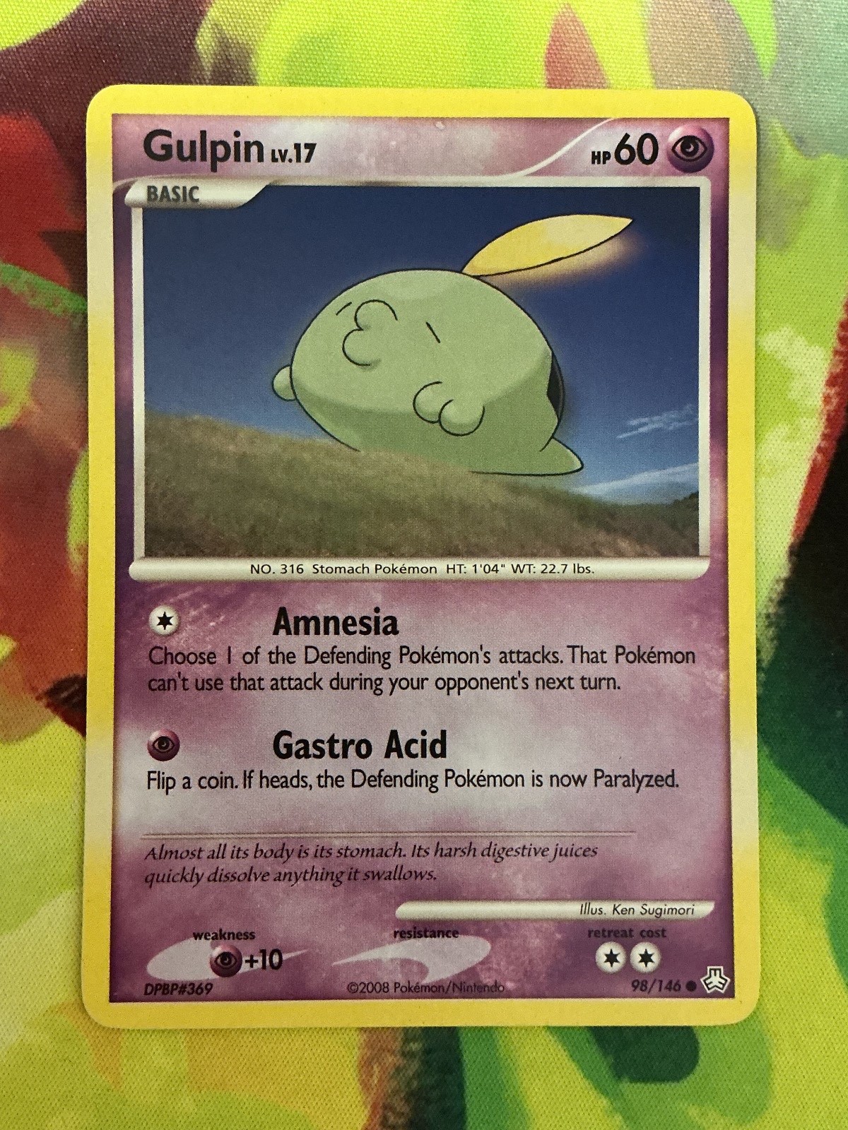 Gulpin 98/146 Common Legends Awakened Pokemon Lightly Played