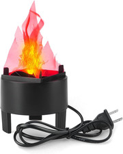 3D Artificial Fake Fire Flame Light,Led Effect Light Fake Campfire Lamp, Realist
