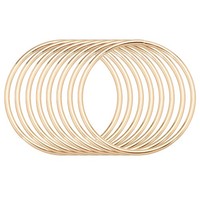 "8Pcs TraumfäNger Ringe, 2.4\" Metallringe FüR DIY Bastelprojekte, Gold 2.1\""