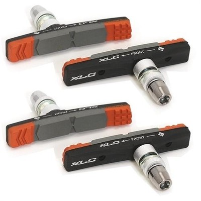 4 er Set XLC V-Brake Bremsschuhe BS-V09 'Triple Compound Mix' Bremsen Schuhe 4x