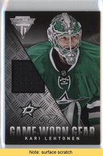 2013-14 Panini Titanium Game-Worn Gear Kari Lehtonen #GG-KL READ w2q