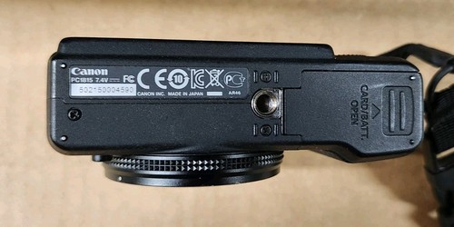 Canon PowerShot G15 12.1MP Digital Camera Black w/ Charger 2 Batteries Works - Picture 10 of 10