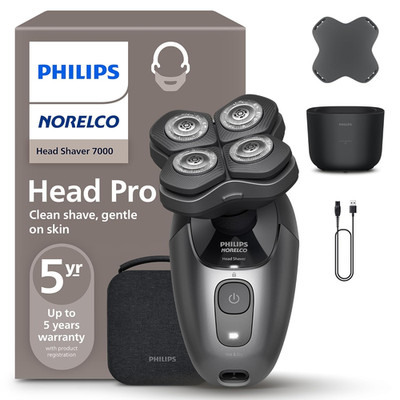 Philips  Head Shaver Pro 7000 Series - Electric Shaver for Men and Women, 360° F