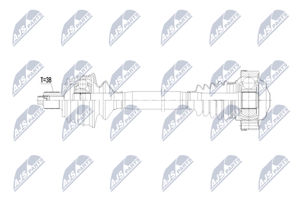 NTY Antriebswelle NPW-AU-085 FüR Audi-image