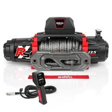 X-bull Electric Winch 12v 12000lb 13500lb 12k Winch Synthetic Rope Truck Jeep