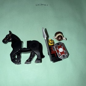 Lego Minifigure Shadow Knight Vladek Knight's Kingdom II lot CASTLE pike shield