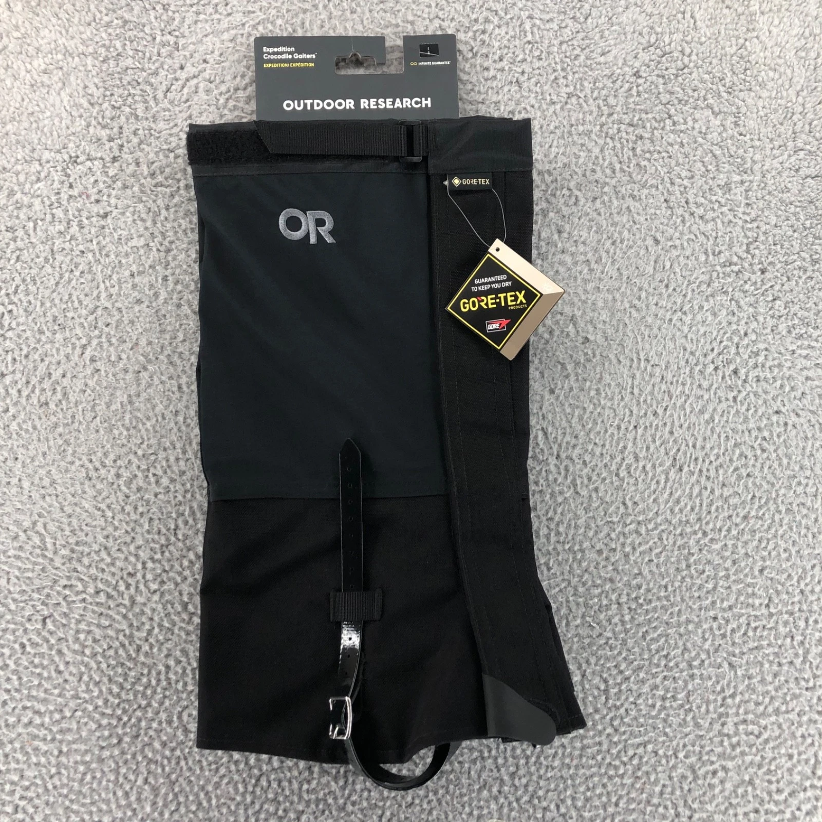Outdoor Research Unisex Size L Expedition Crocodile Gaiters Black Gore Tex
Opens in a new window or