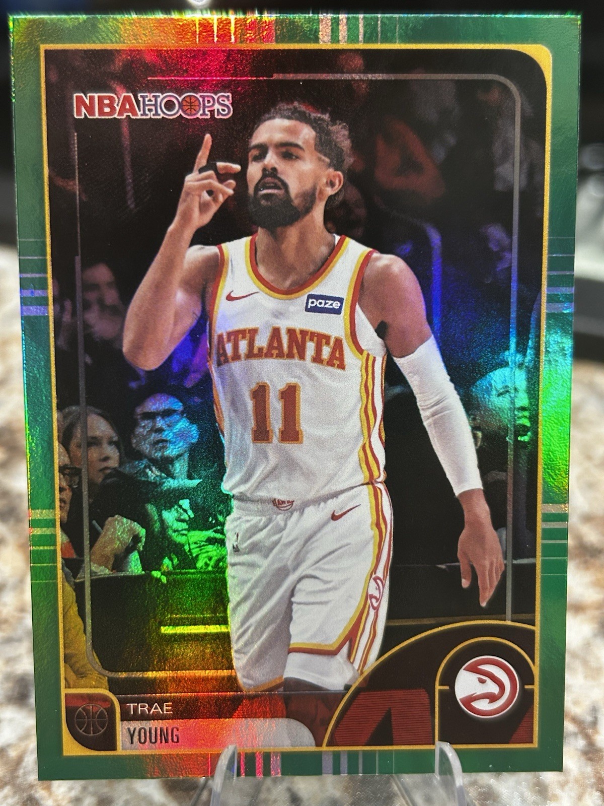 Trae Young #259 2025/26 Topps Green NBA Hoops