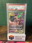 2019 POKEMON SUN & MOON UNIFIED MINDS #71 MEWTWO & MEW GX PSA 9