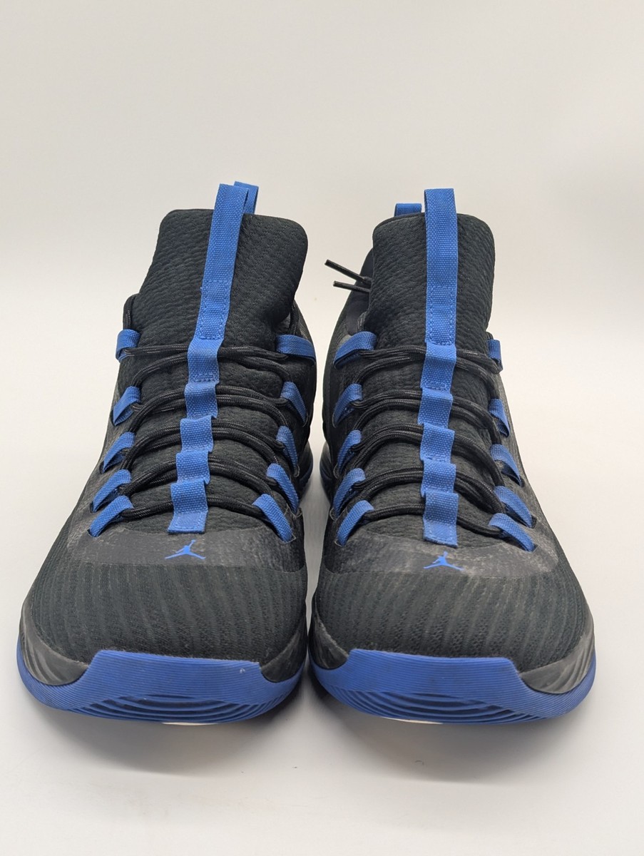 Mens Size 10 - Jordan Ultra Fly 2 Low Black Hyper Royal Blue 