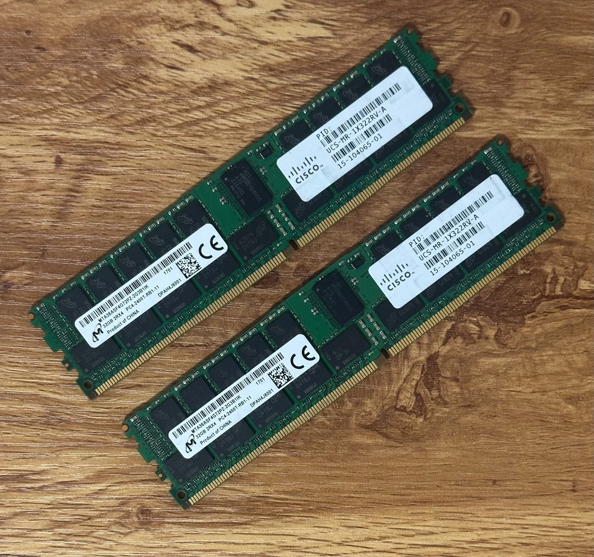 PC4-19200 (DDR4-2400) Bus Speed Server RAM 32 GB Capacity per