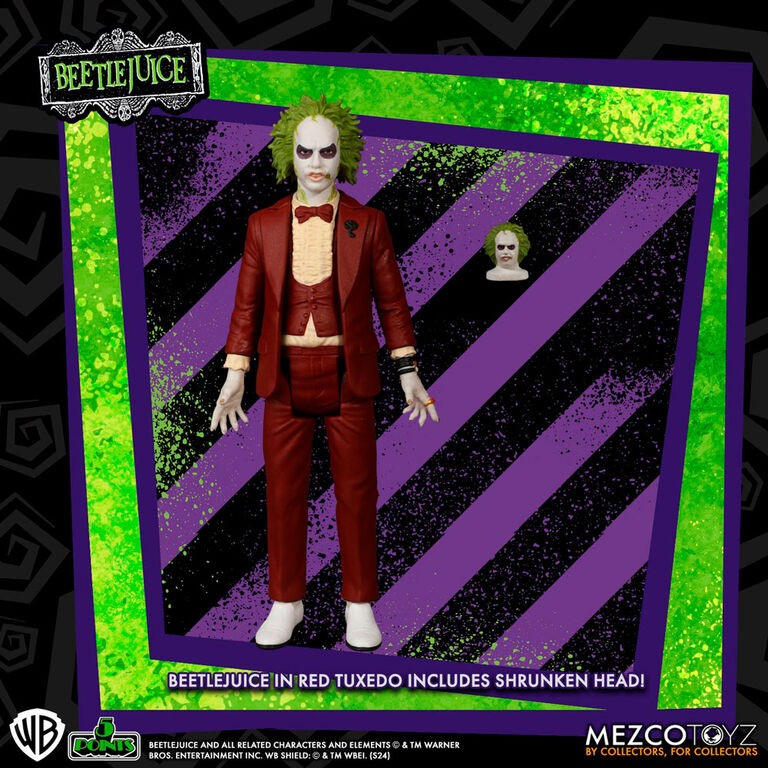 Figura Beetlejuice Red Tux Suite Beetlejuice 9,5Cm