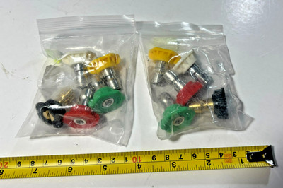 Pressure Washer Spray Tips 10 Nozzles 0, 40,15,25, DEGREE American Airless
