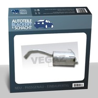 Auspuff Endtopf für Fiat 500 Panda / Ford KA