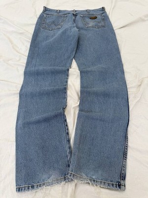 Avant-Garde Tornado Mart Washed Japanese Baggy Distressed Faded Denim Jeans