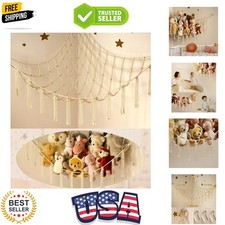 Stuffed Animal Storage Hammock or Net Corner - Large Toy Hammock Net for Stuf...