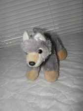Aurora Plush Timber Wolf 8" Stuffed Animal Toy