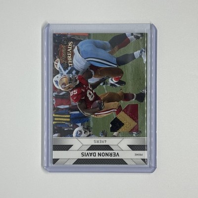 2010 Panini Threads Game-used Patch #128 Vernon Davis 49ers /50