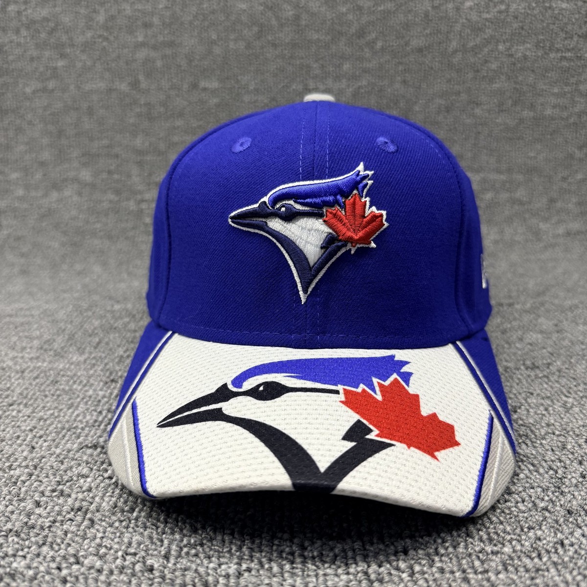 New Era 9FORTY Toronto Blue Jays Youth Adjustable Hat Printed Brim MLB Cap