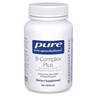 Pure Encapsulations B-Complex Plus - B Vitamins Supplement to Support Neurolo...