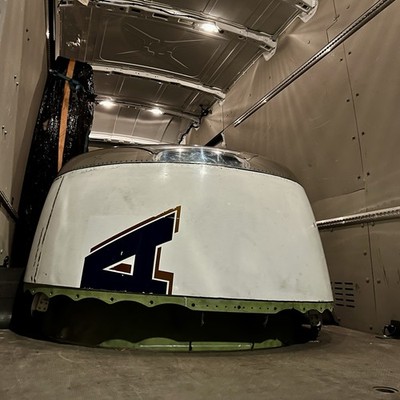 Engine AIR INTAKE COWLING with Registration Letters Bombardier Challenger 601