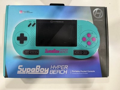 Hyperkin Supaboy Hyper Beach Portable SNES Super Nintendo Console 4.3in NTSC PAL