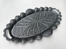 Decorative Tray, Oval Tray to Display Cosmetics, Candles, Coffee, Table Settings