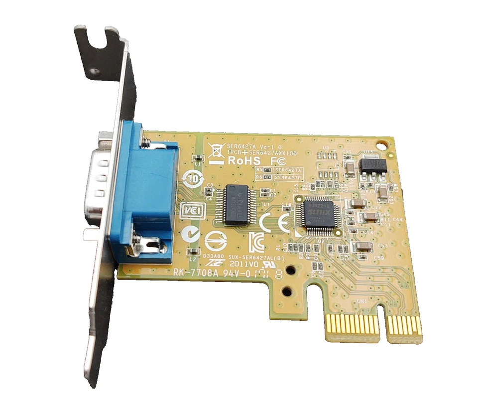 Lot of 34 Dell 0NT0HM 1 Port Serial RS232 Desktop PCIe Card Low Profile NT0HM - Image 2 of 4