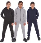 Kids Zip Hoodie Tracksuit Set Joggers Loungewear Boys Girls Outfit 5-13 Years