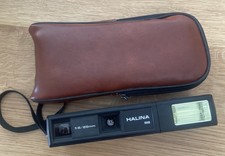 Halina STB Vintage Flashmatic 110 Tele Film Camera 1:8 25mm Lens Case Untested
