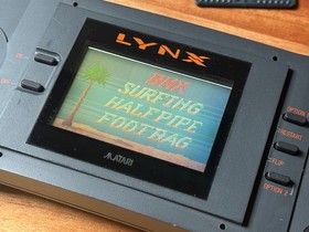 Vintage 1989 ATARI LYNX PAG-0200 Handheld Game Console + 6 Games + Boxes