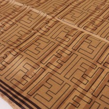 Vintage FENDI Zucca silk scarf  57   57cm