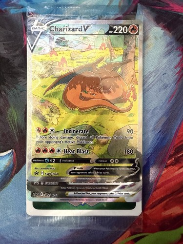 Pokémon - Charizard V - SWSH 260 | 261 | 262 - Black Star Promos Sealed - NM