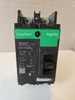 *Damaged READ* Square D QDP22200TM PowerPact Circuit Breaker 200A 3P 1PH 240V