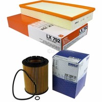 Mahle / Knecht Set Filterpaket Luftfilter LX 792 ÖLfilter OX 356D