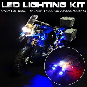 USB LED light lighting set for LEGO Technic 42063 for BMW R 1200 GS
