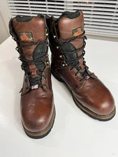 Thorogood 804-4718 Men's Leather Moc Steel Toe Safety Work Boots Size 11.5