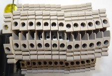 (LOT OF 14) WEIDMULLER WDK 2.5, 2-LEVEL TERMINAL BLOCKS 300V 30-12 AWG (350)