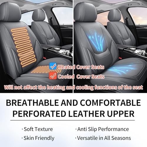 Car Seat Covers Full Set Universal Fit for Most Cars SUV Sedans Trucks - Picture 6 of 7