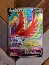 Ho-Oh V 187/195 Silver Tempest / Full Art Pokemon Trading Card TCG (2022)