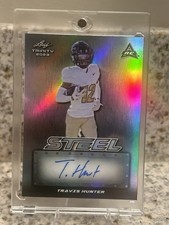 Leaf Trinity Steel Travis Hunter Rookie Auto #SA-TH1 /75 Football