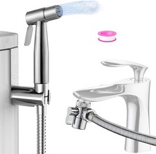 Bidet Toilet Sprayer, high Pressure Hose, Non-Leakage Stainless Steel Chrome