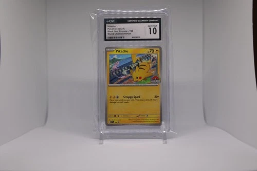 Pikachu 190 SV Scarlet & Violet Promo Card - CGC 10 GEM MINT
